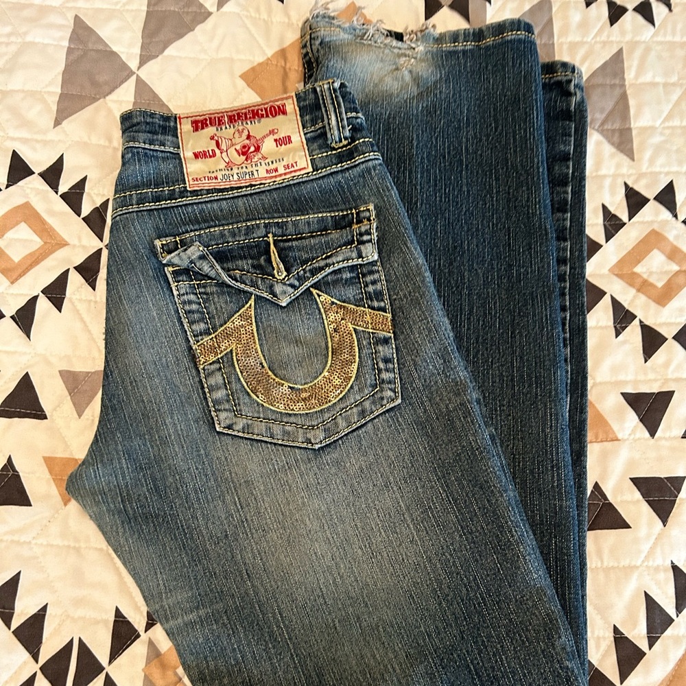 True Religion Size 28 L Jeans